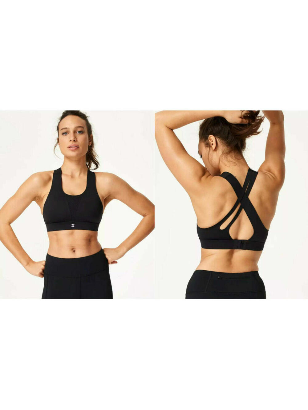 Sweaty Betty SB5374 All Train Sports Bra Black Size 32B